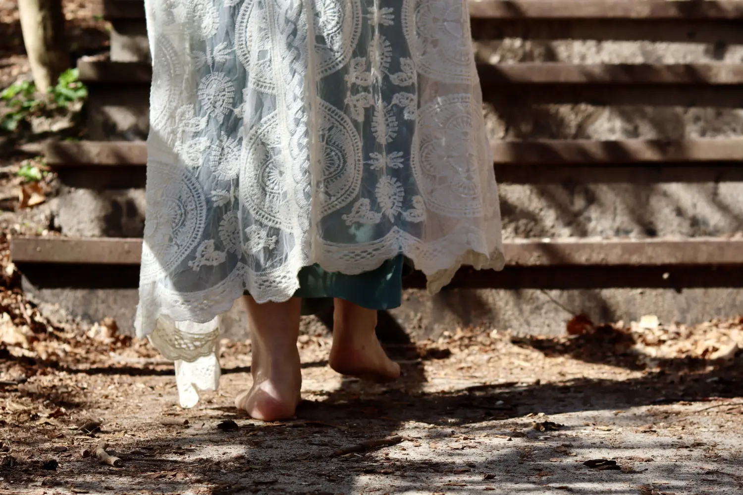 Martina Schmauder beim Spaziergang 