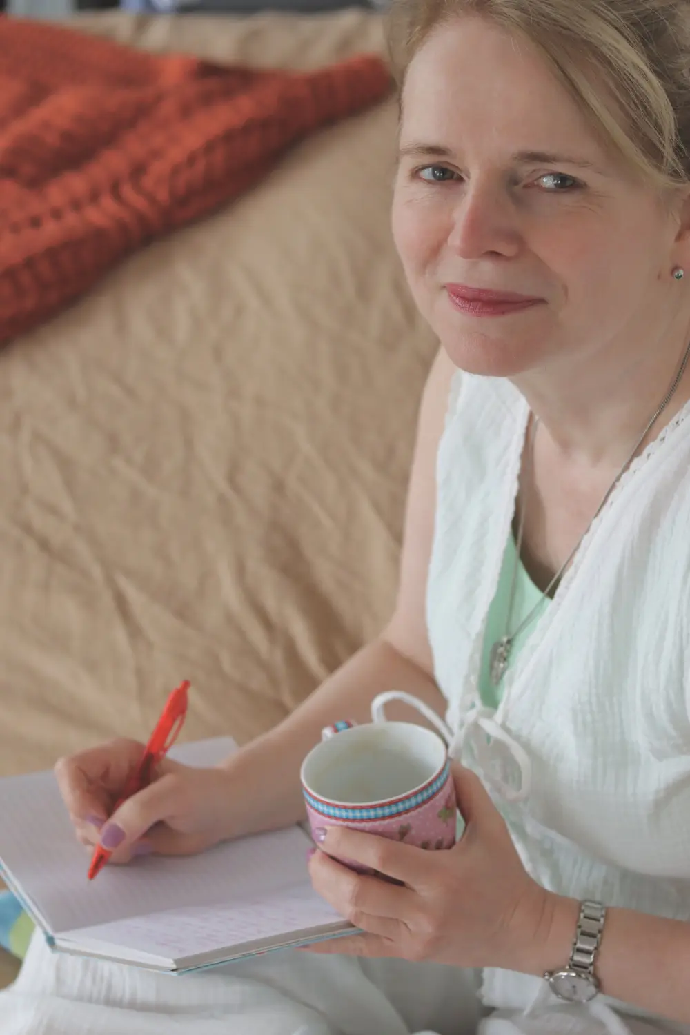 Martina Schmauder schreibt ein Tagebuch